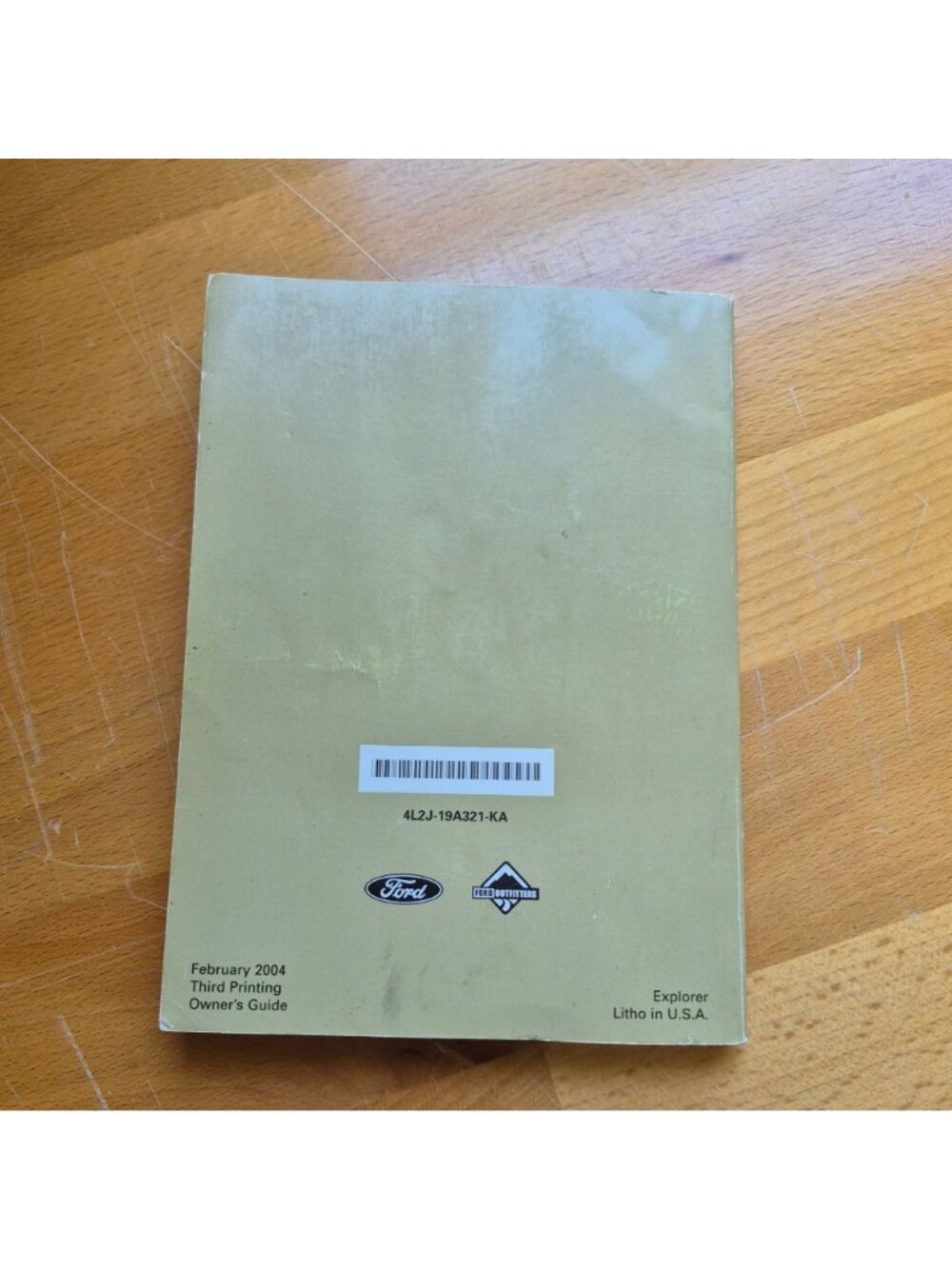 2004 Ford Explorer Owners Guide Manual - Picture 2 of 3